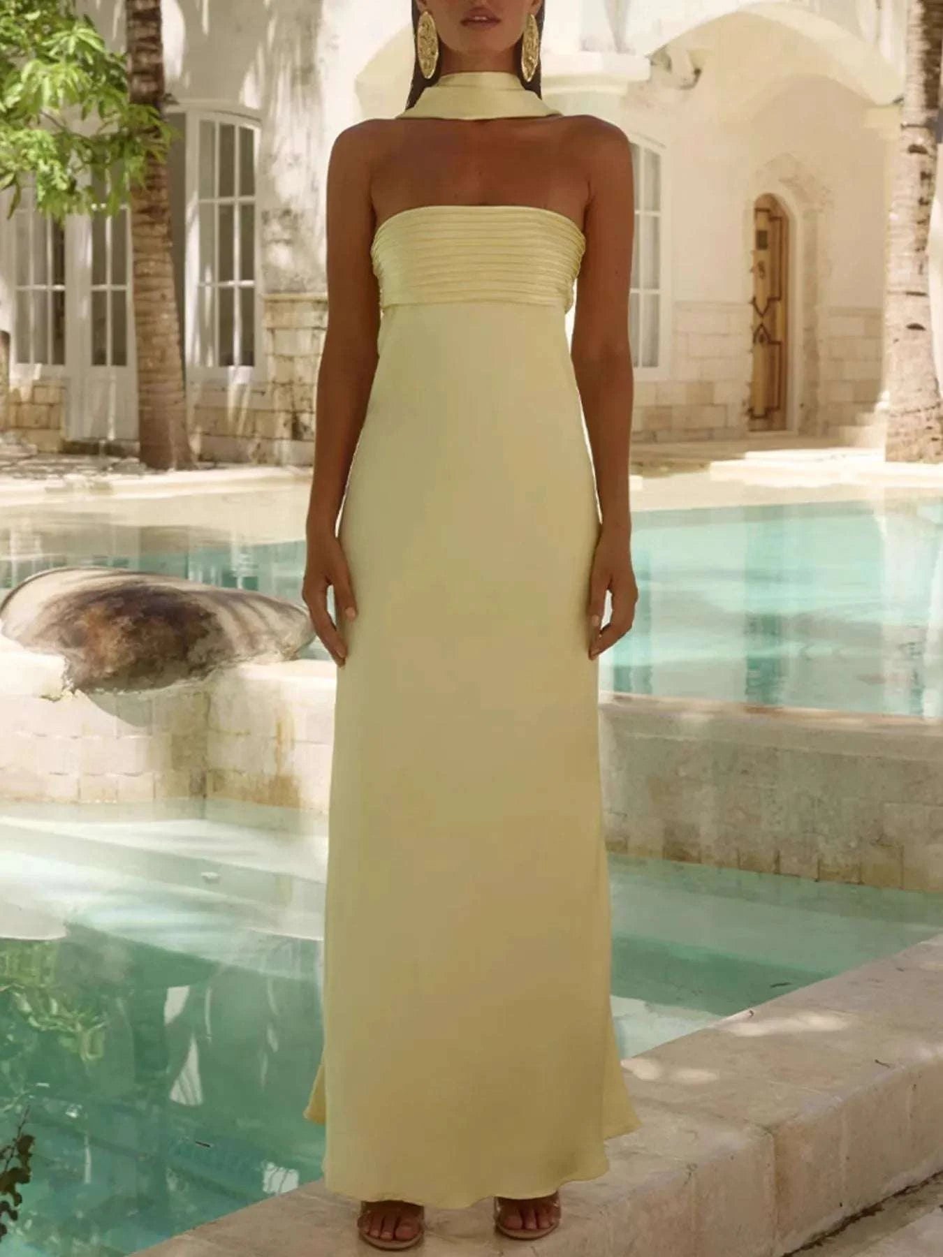 Tube Mermaid Maxi Dress WESTCLOSET