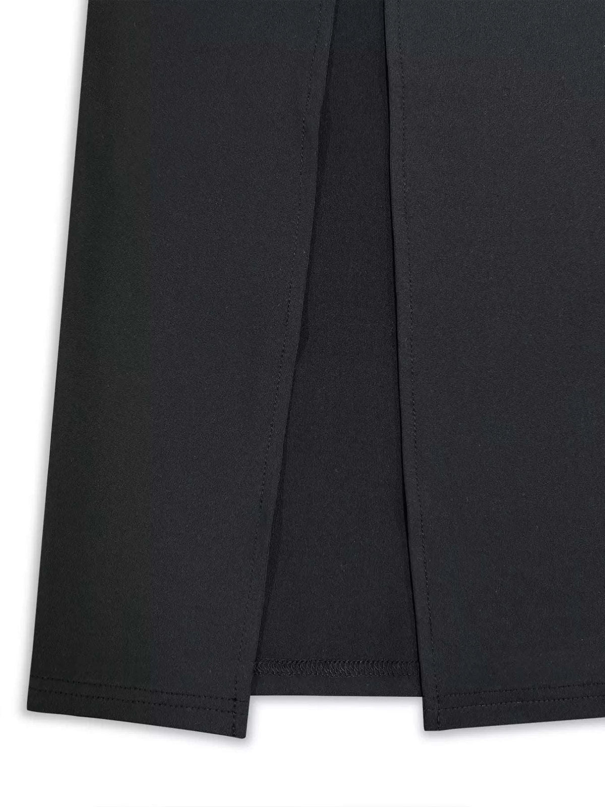 Square Neck Long Sleeve Slit Bodycon Maxi Dress WESTCLOSET