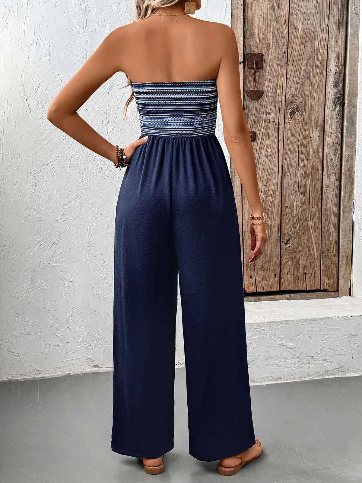 Tube Wide Leg Jumpsuit WESTCLOSET