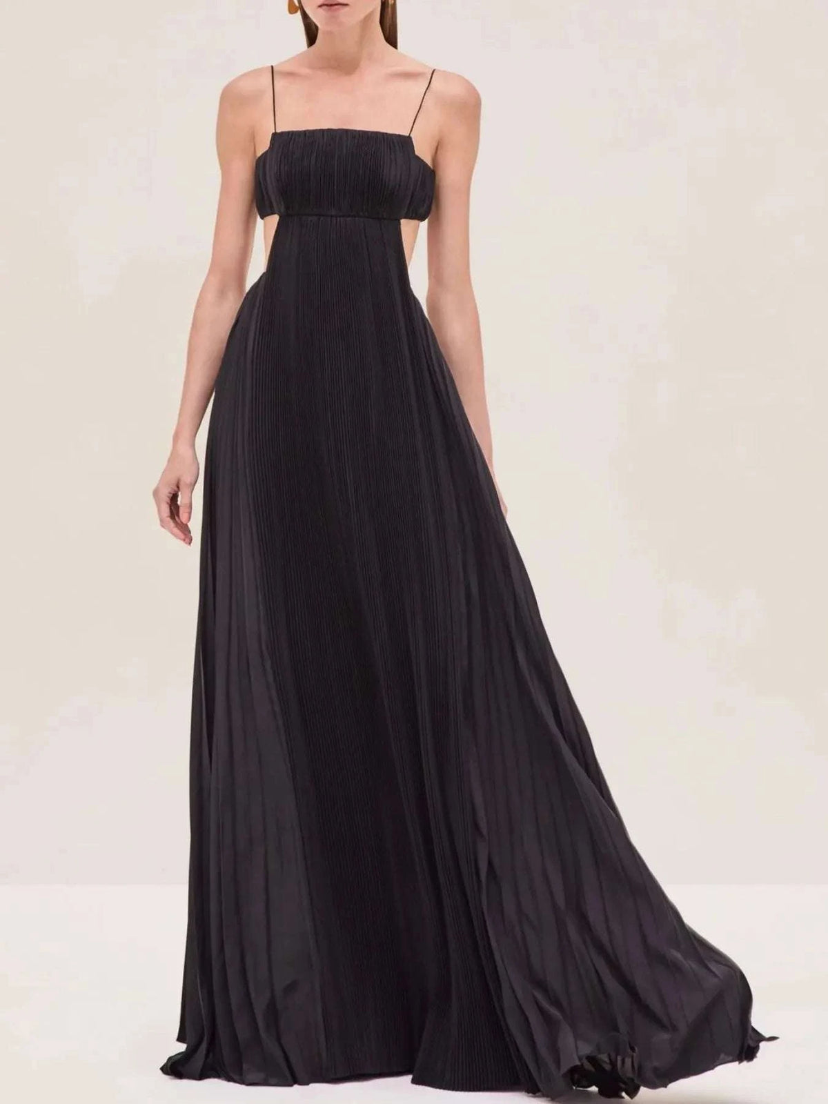 Cutout Ruched Maxi Cami Dress WESTCLOSET