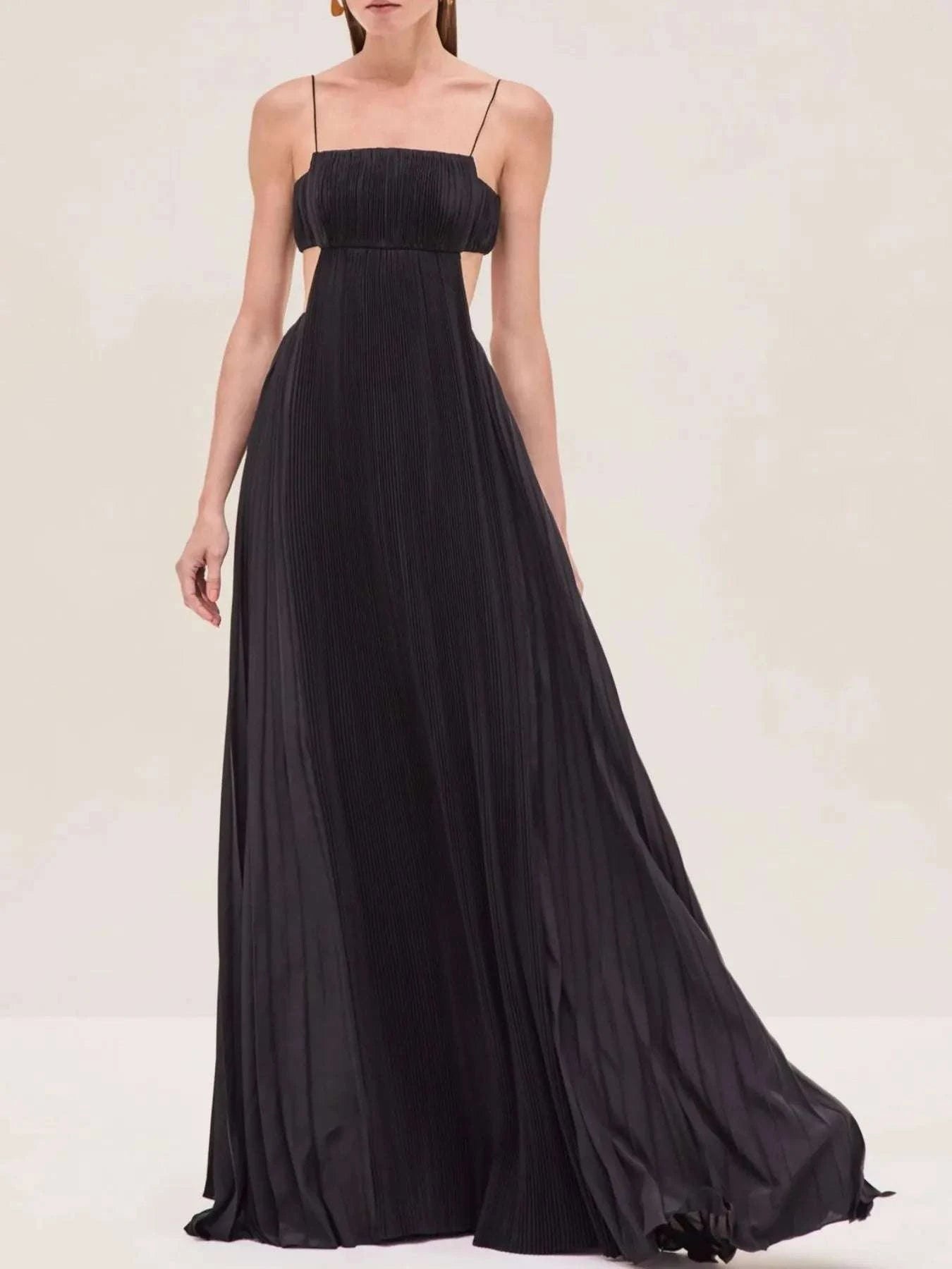 Cutout Ruched Maxi Cami Dress WESTCLOSET