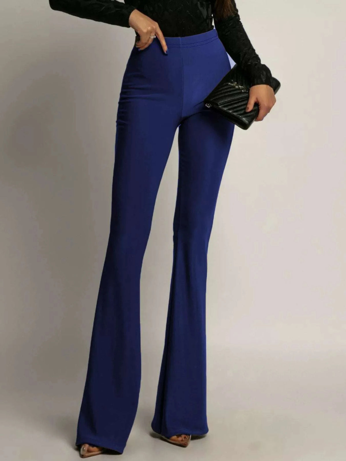 High-Waisted Flared Pants WESTCLOSET