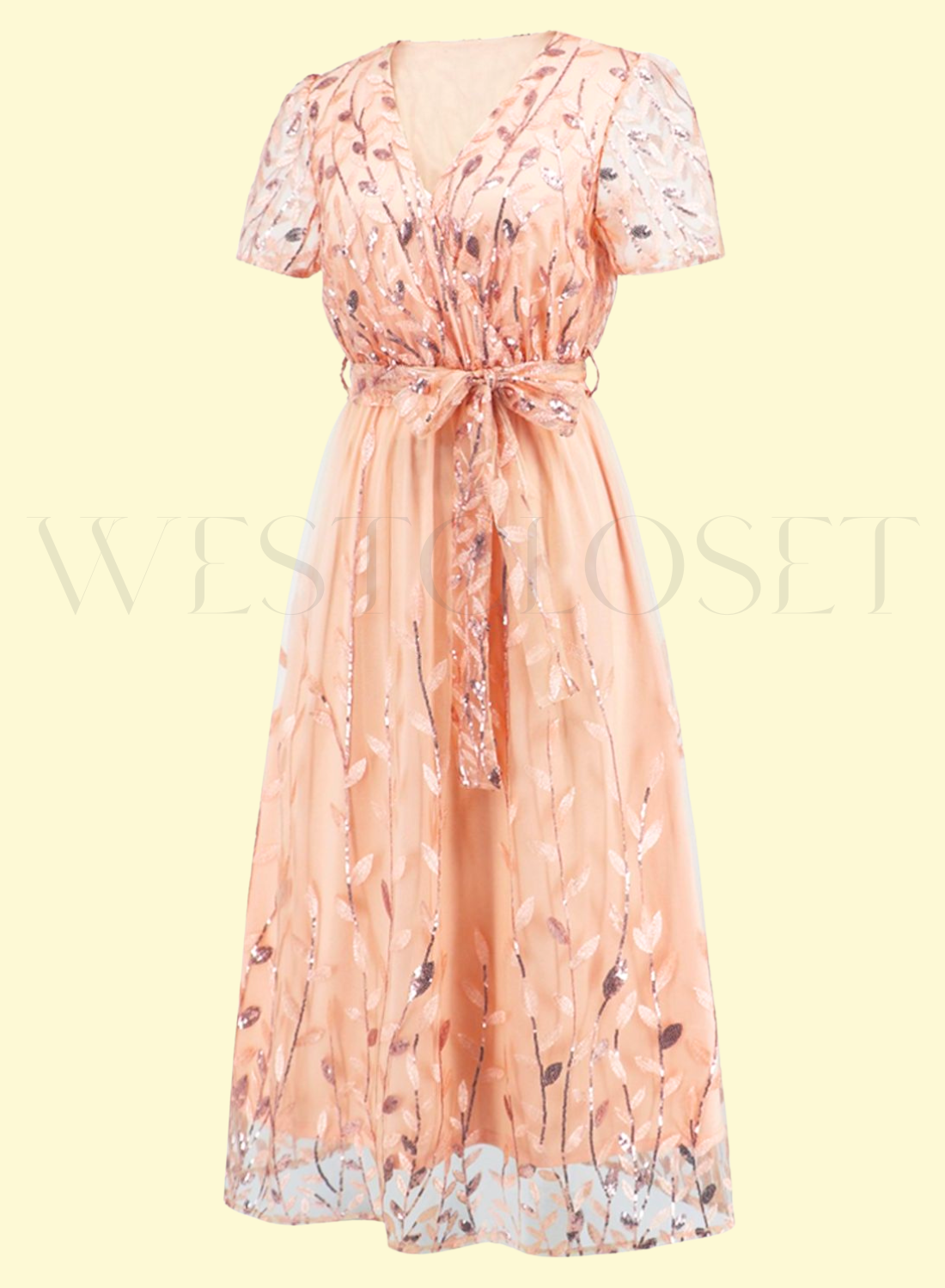 Old money aesthetic sequin dress by West Closet