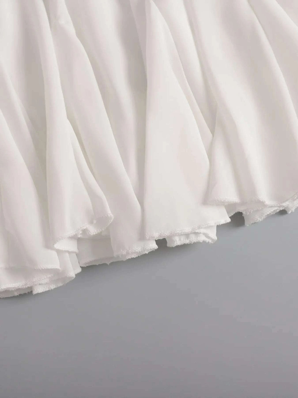 Elastic Waist Ruffled Hem Skirt WESTCLOSET