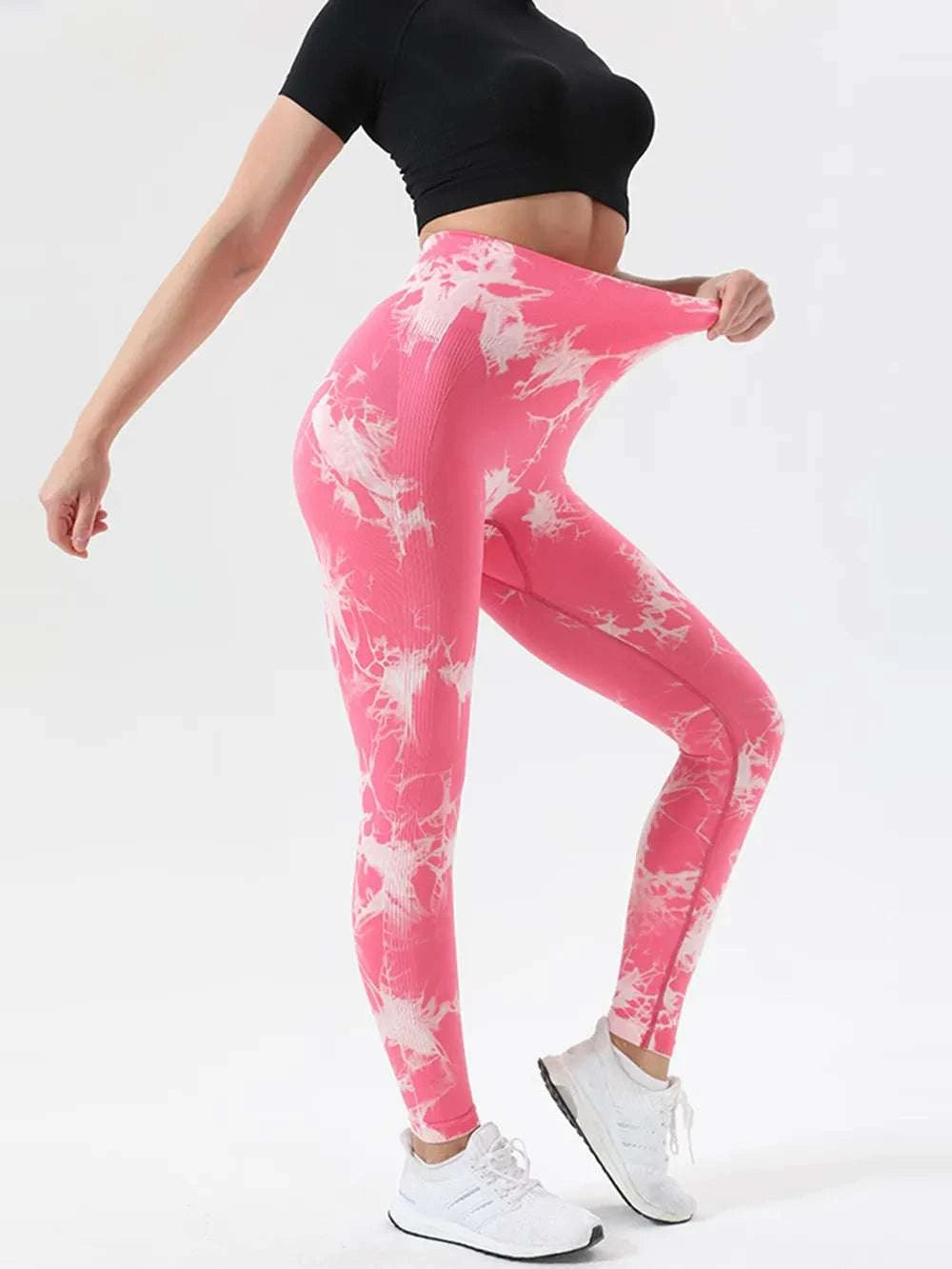 Tie-Dye High Waist Active Leggings WESTCLOSET