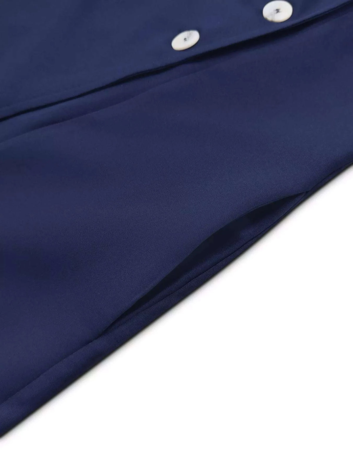 Button-Front A-Line Dress WESTCLOSET