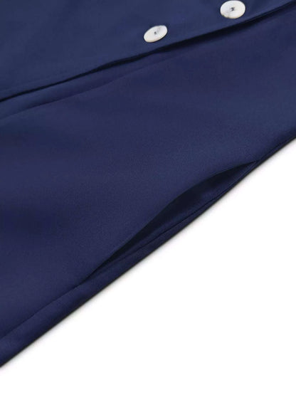 Button-Front A-Line Dress WESTCLOSET