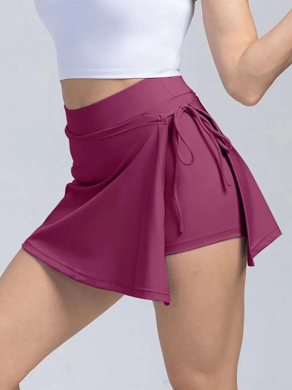 High Waist Active Skort with Pockets WESTCLOSET