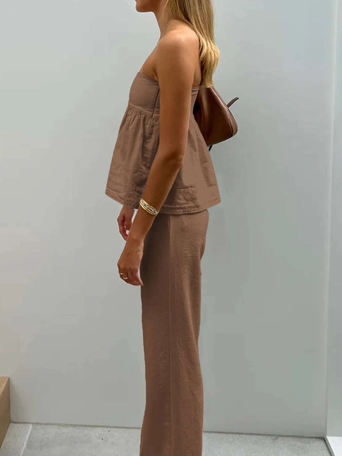 Tube Top and Pants Set WESTCLOSET