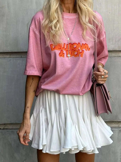 Elastic Waist Ruffled Hem Skirt WESTCLOSET