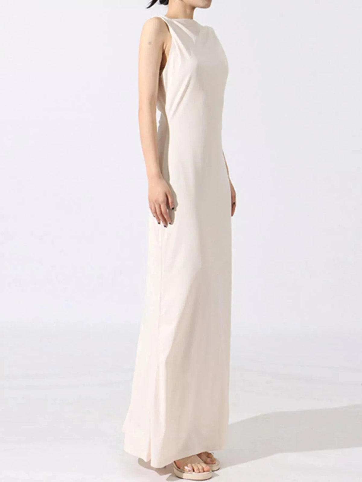 Tie Shoulder Sleeveless Maxi Dress WESTCLOSET