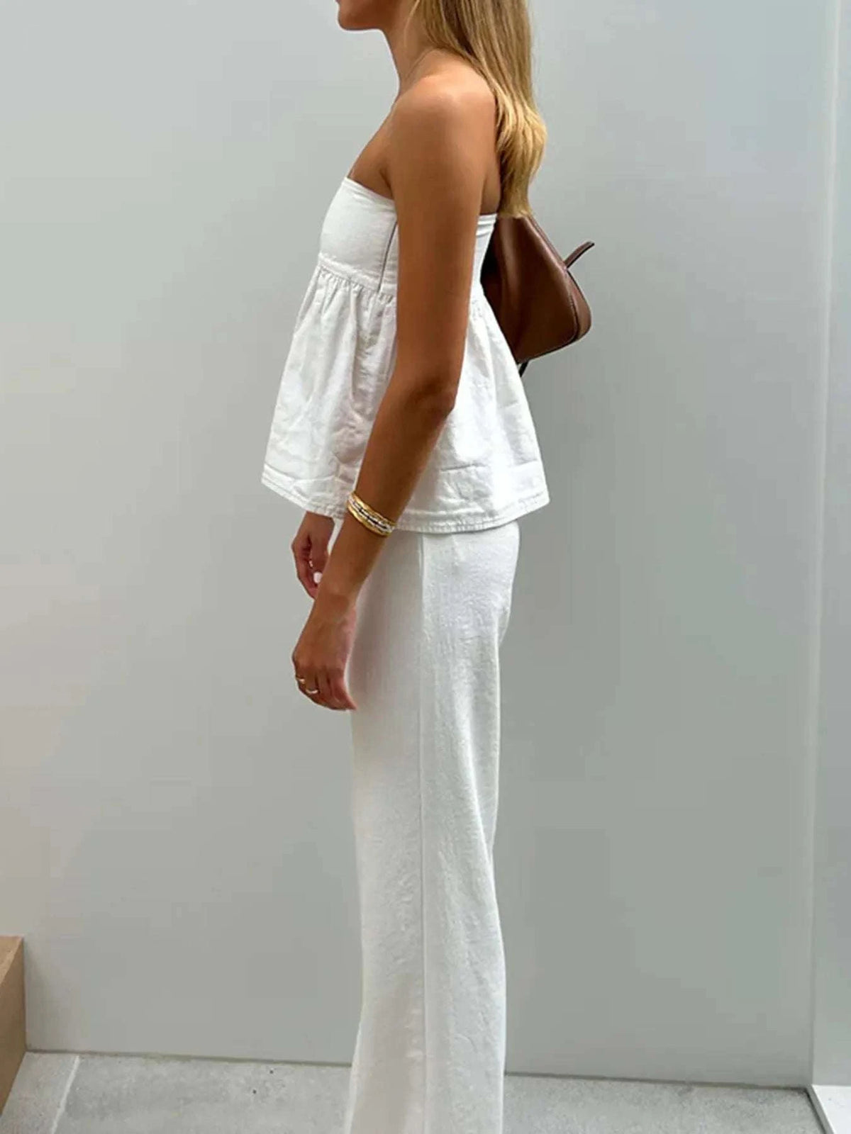 Tube Top and Pants Set WESTCLOSET