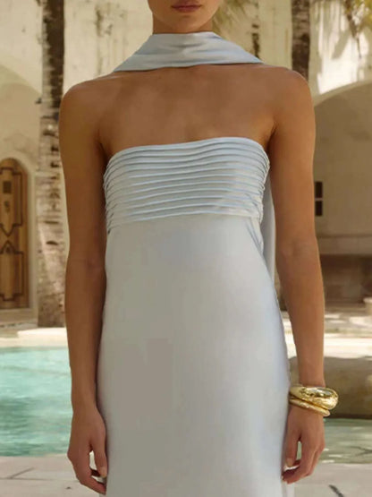 Tube Mermaid Maxi Dress WESTCLOSET