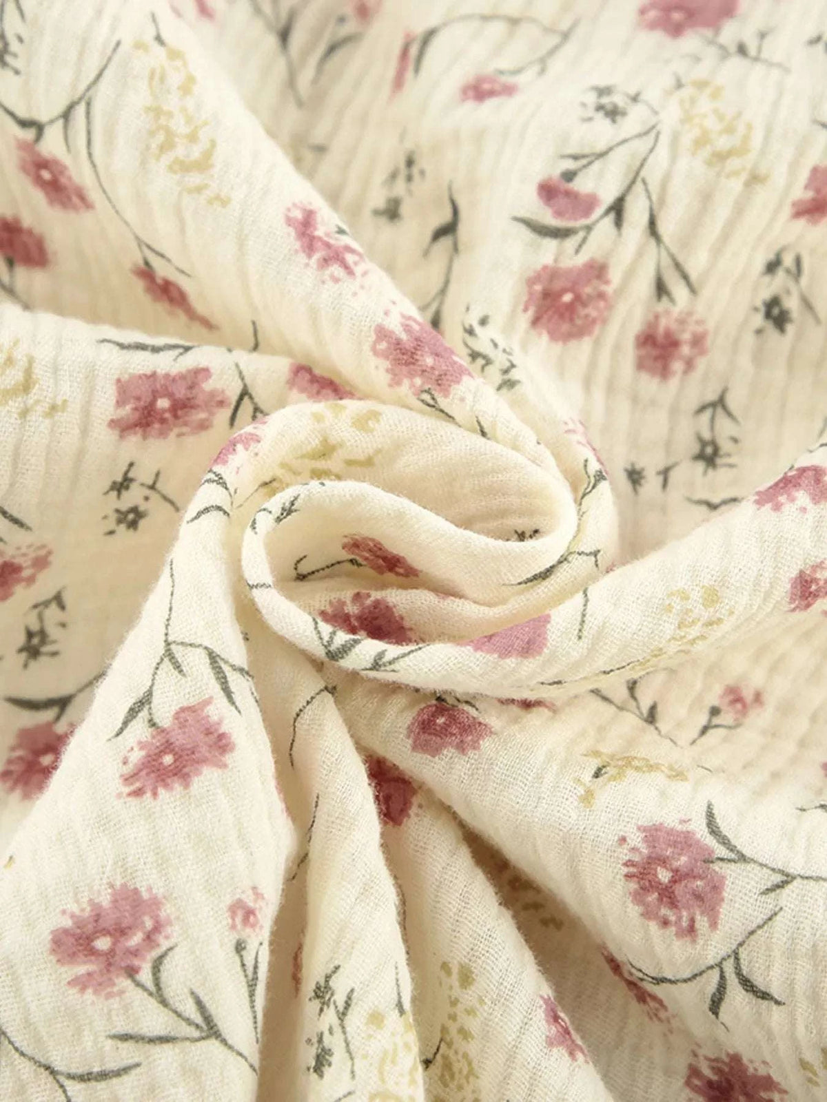 Floral Print Button-Down Top and Pants Lounge Set WESTCLOSET