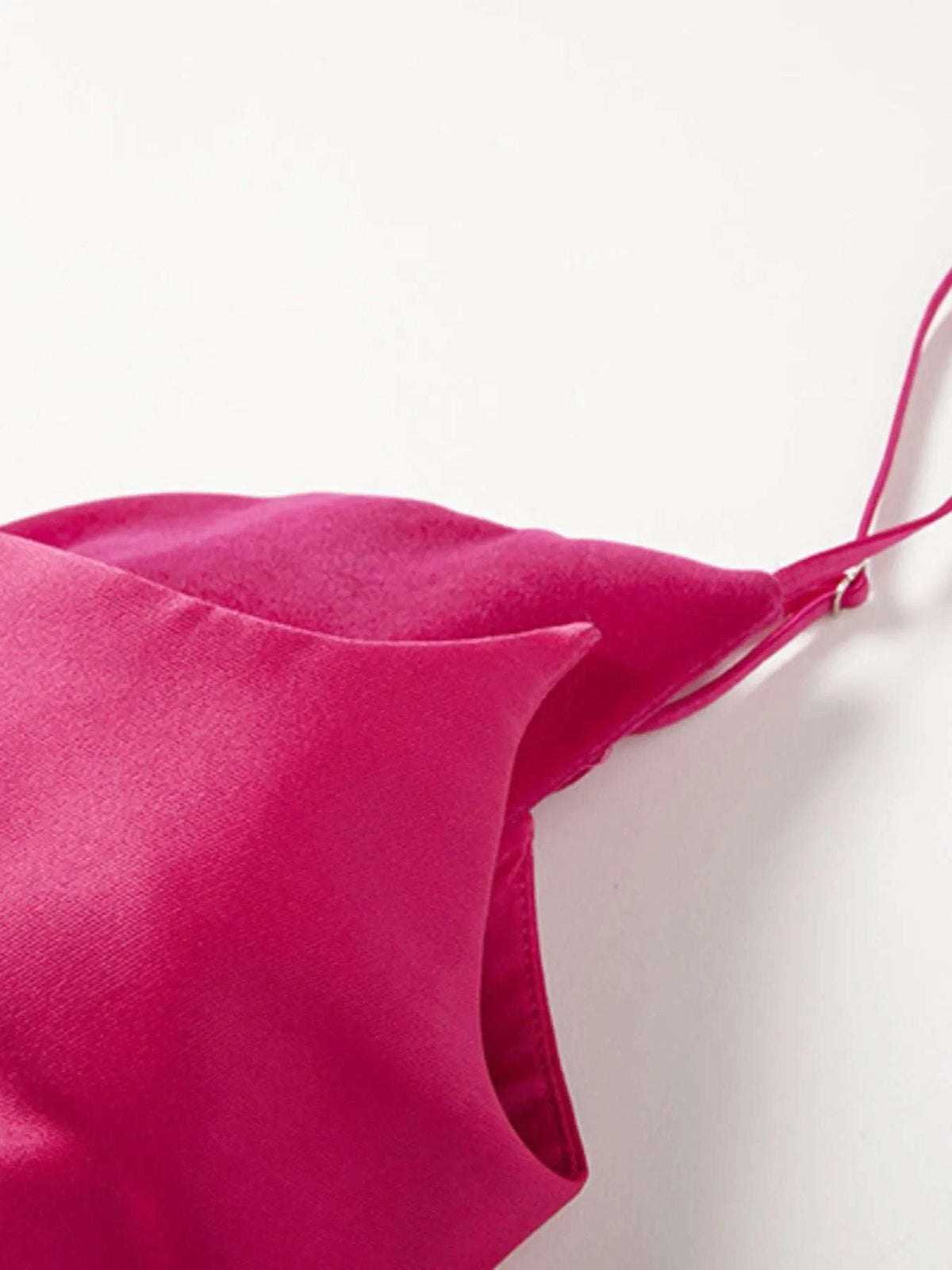 Sweetheart Spaghetti Strap Midi Dress with Collar WESTCLOSET