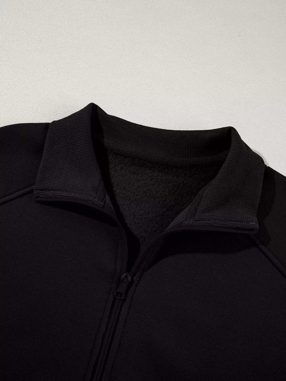 Drop Shoulder Zip Up Jacket and Drawstring Pants Active 2pcs Set WESTCLOSET