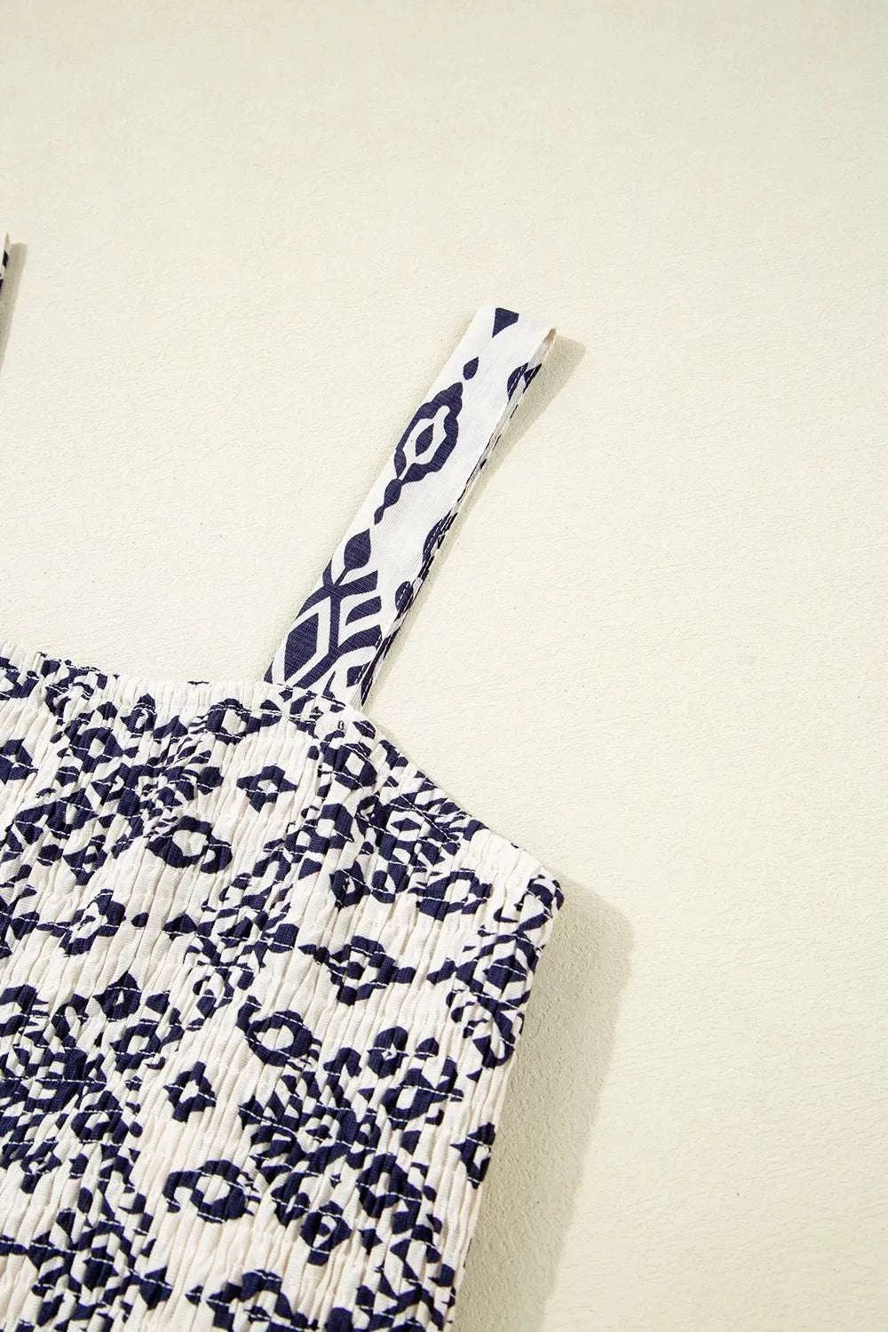 Bohemian Print Wide Leg Jumpsuit WESTCLOSET