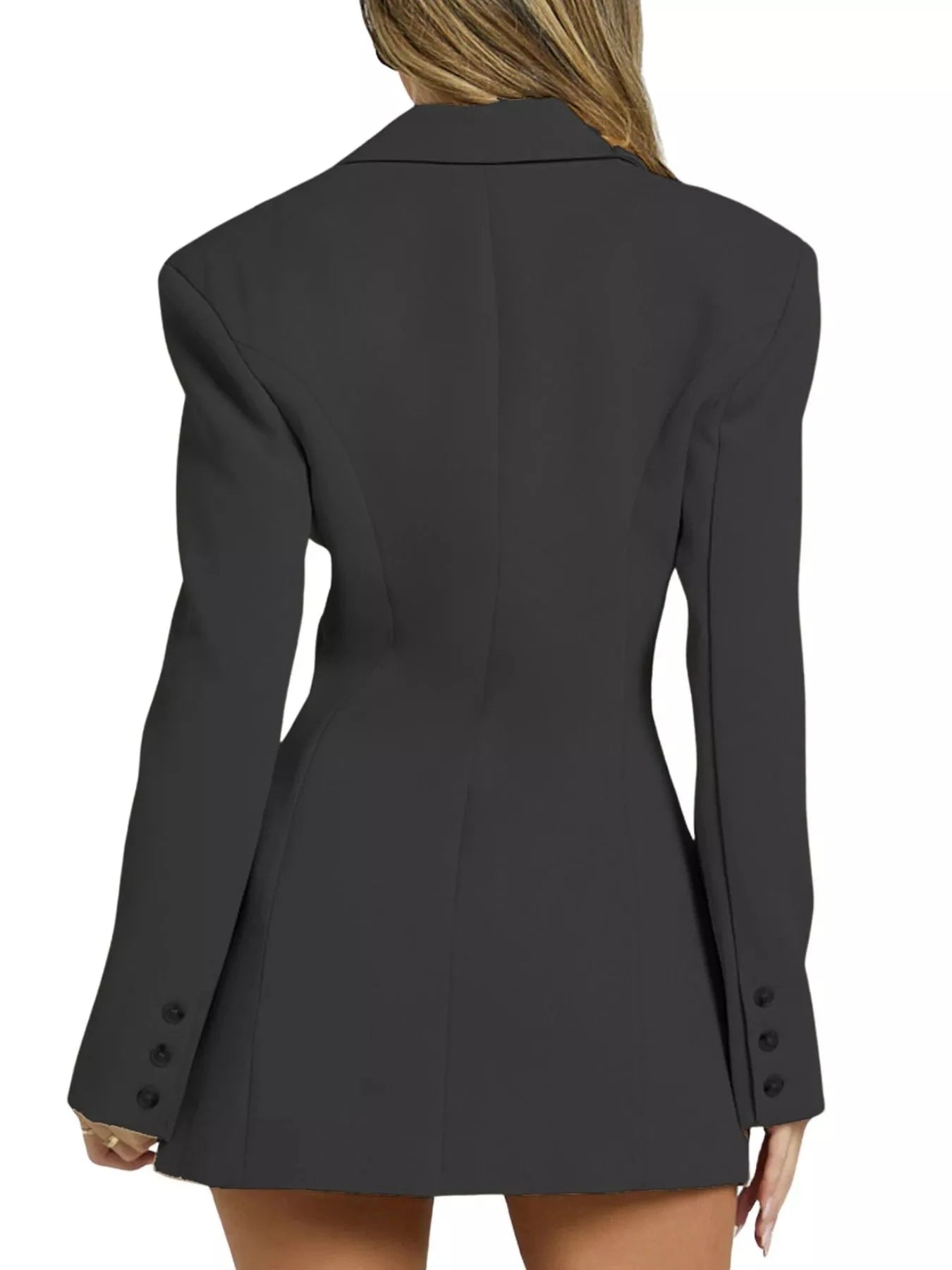 Lapel Collar Fitted Blazer Dress WESTCLOSET
