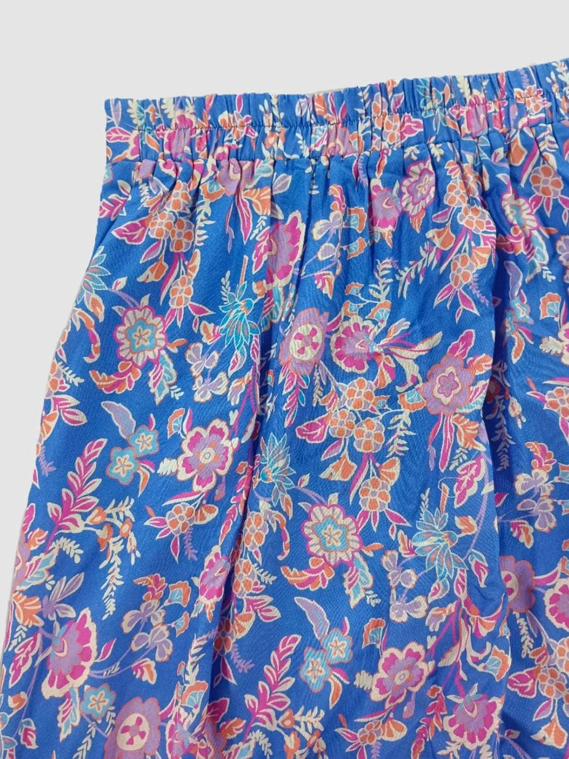 Smocked Off-Shoulder Printed Top and Skirt Set WESTCLOSET