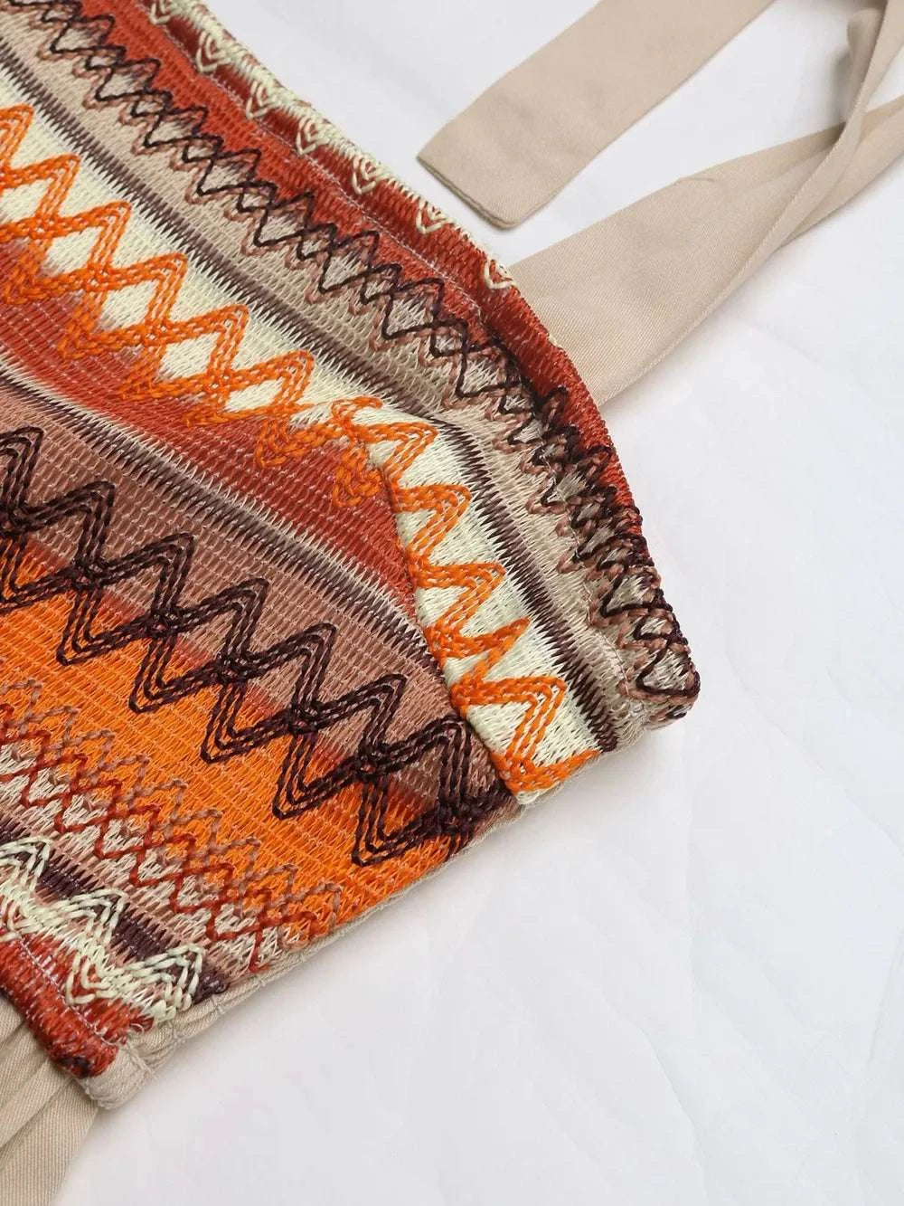 Tie Shoulder Square Neck Tiered Midi Dress WESTCLOSET