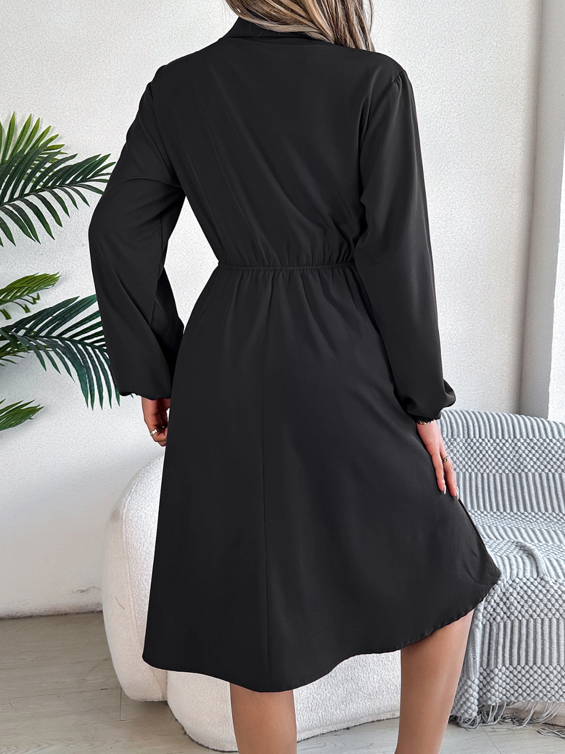 Collared Neck Long Sleeve Dress with Pockets | WESTCLOSET | Casual Dress, Cocktail Dress, Party Dress, Formal & Evening Dress Taupe / M Collared Neck Long Sleeve Dress with Pockets | WESTCLOSET | Casual Dress, Cocktail Dress, Party Dress, Formal & Evening Dress Taupe / M