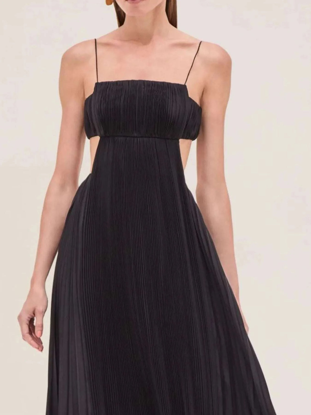 Cutout Ruched Maxi Cami Dress WESTCLOSET