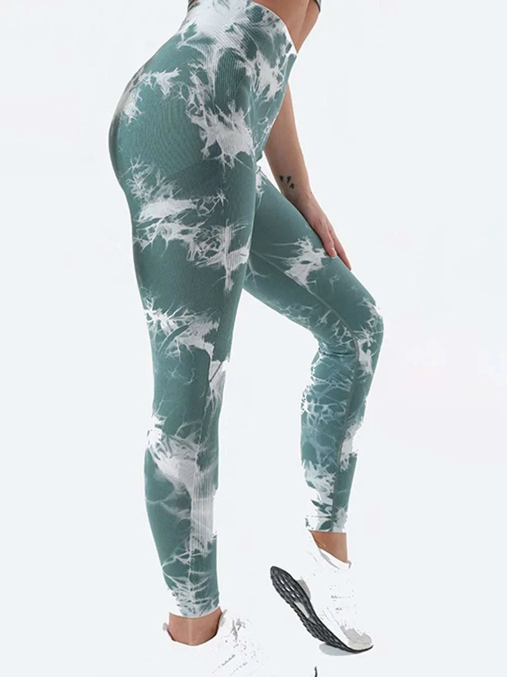 Tie-Dye High Waist Active Leggings WESTCLOSET