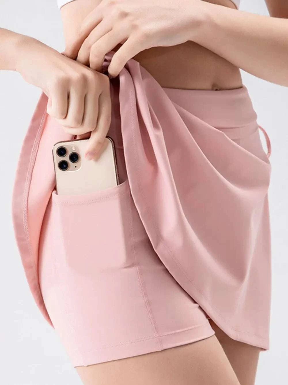 High Waist Active Skort with Pockets WESTCLOSET