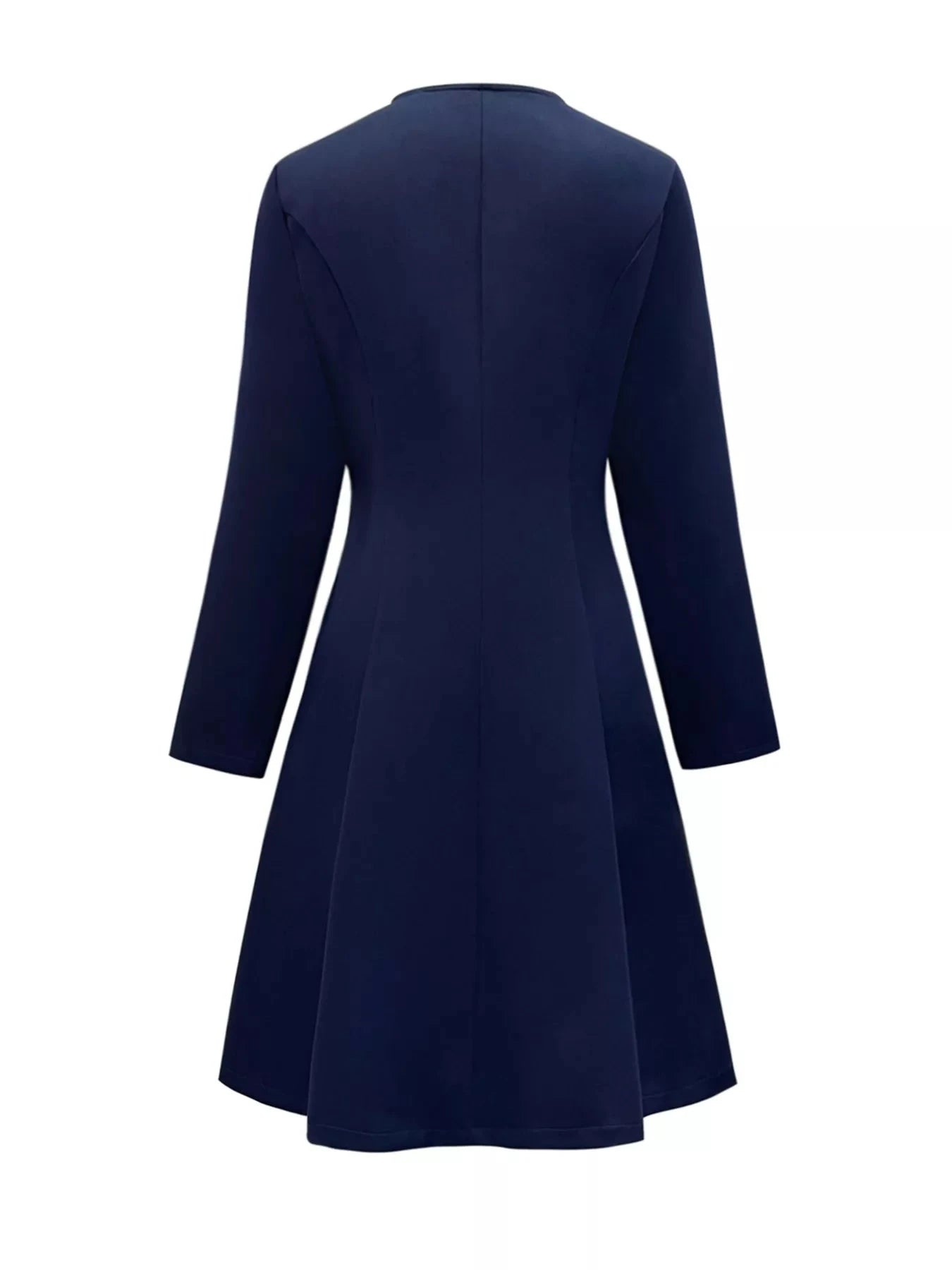 Button-Front A-Line Dress WESTCLOSET
