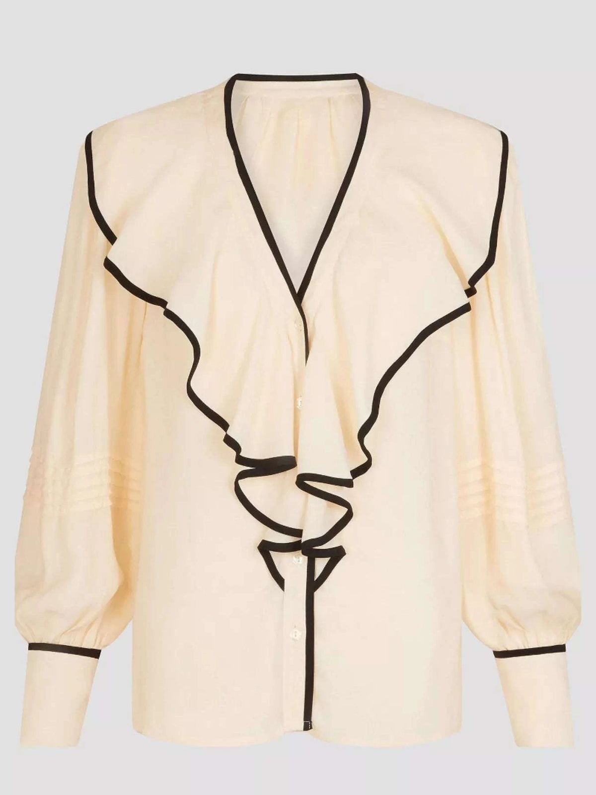 Ruffled Long Sleeve Blouse WESTCLOSET