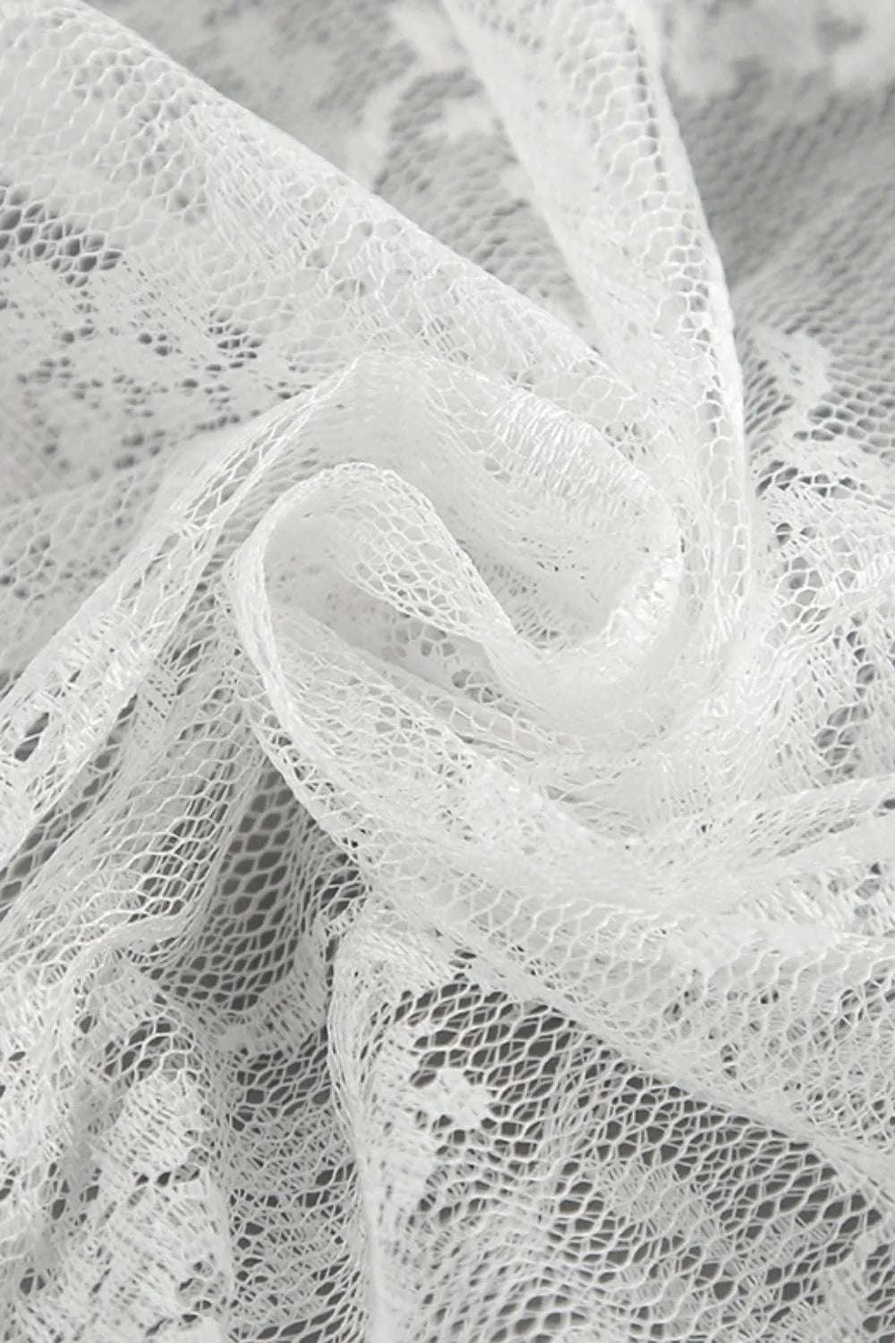 Lace Elastic Waist Maxi Skirt WESTCLOSET