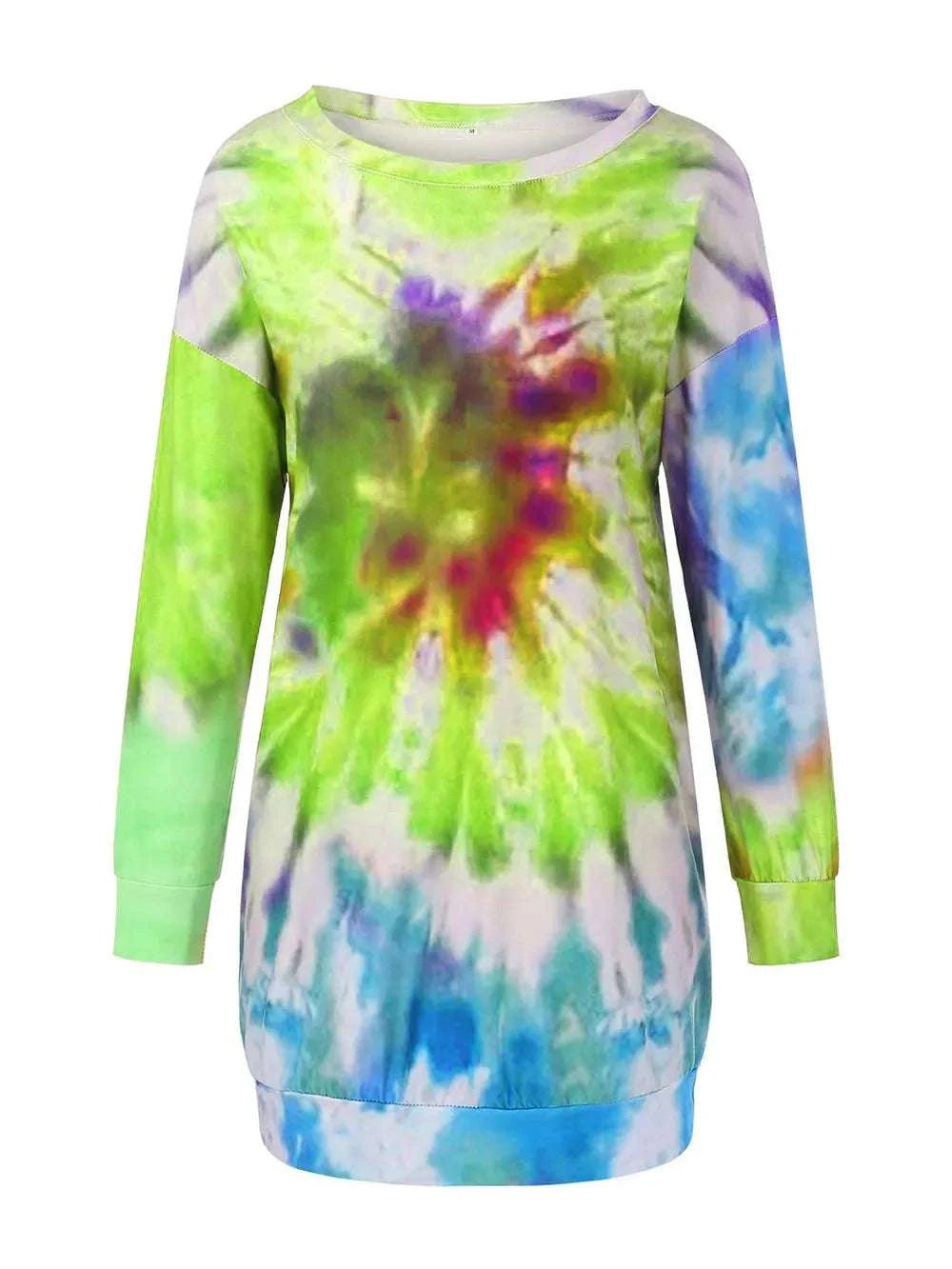Casual day wear tie dye dress for women