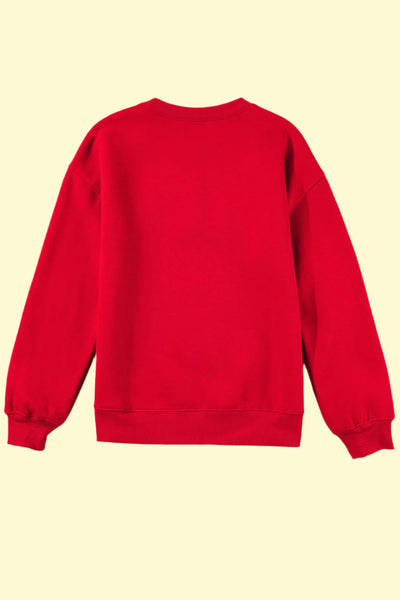 Comfortable XOXO sweatshirt for women’s casual outings