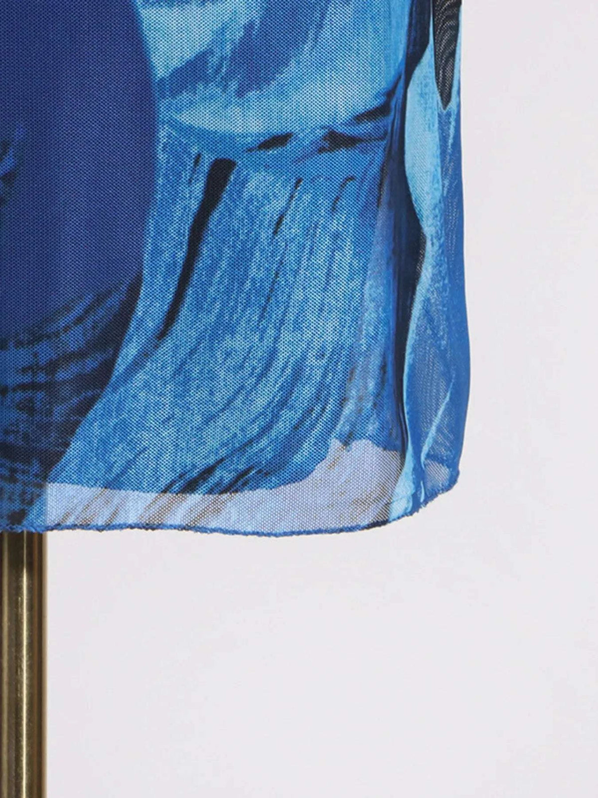 Lined women’s cami mini dress detail