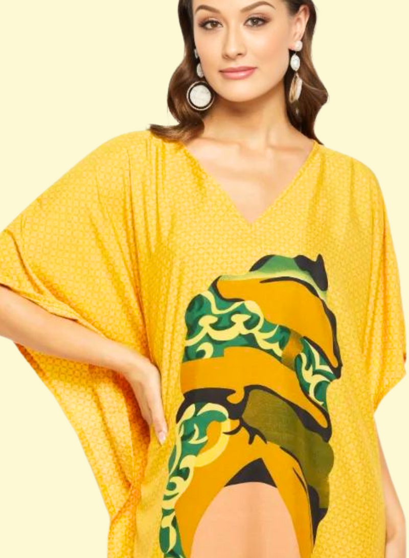 Long Tribal Print Maxi Dress for Women