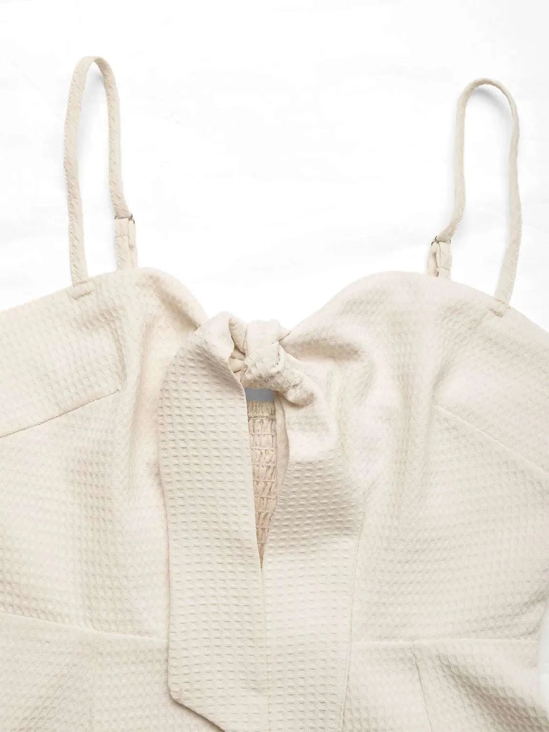 Minimal spaghetti strap romper for women