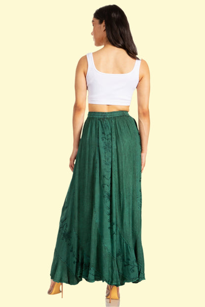 Green Gypsy Style Skirt