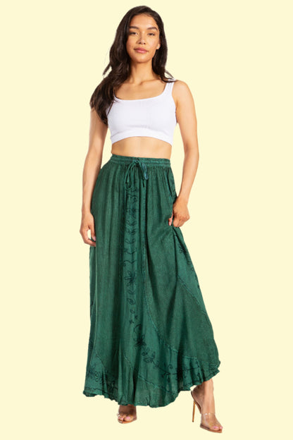 Hippie Style Attire Skirt by WestCloset