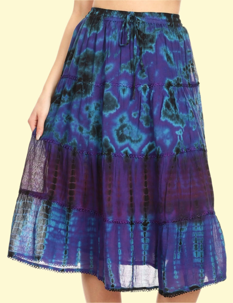 Colorful maxi skirt