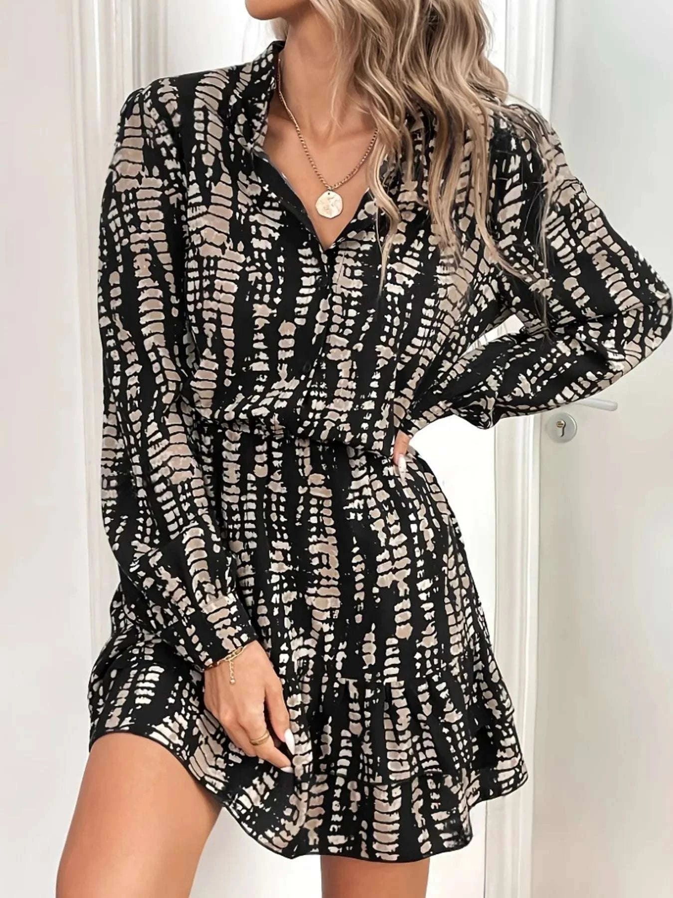 Stylish tie-dye dress for women everyday wear