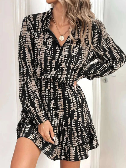 Stylish tie-dye dress for women everyday wear