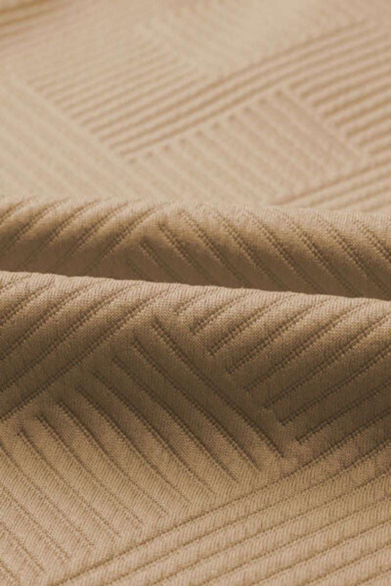 Tan Textured Outfit Set for Women by WestCloset