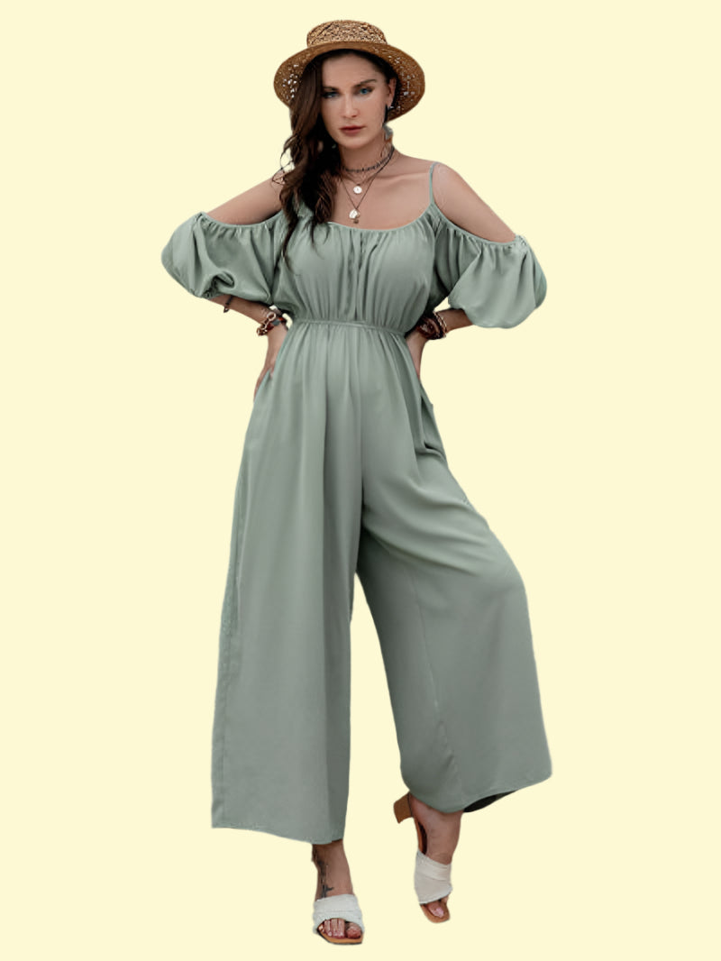 Trendy summer jumpsuit for plus-size fashionistas