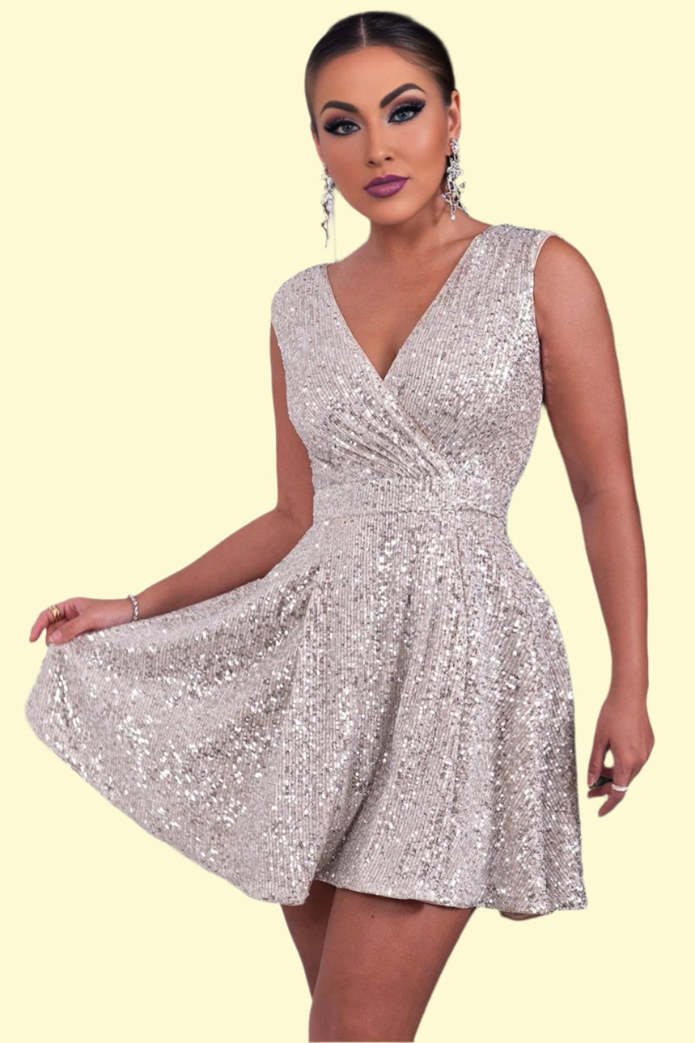 white enchanting club bodycon dress by WestCloset