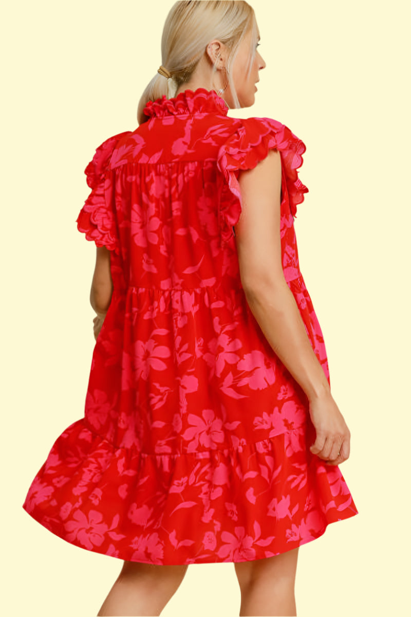 WestCloset date night floral mini dress