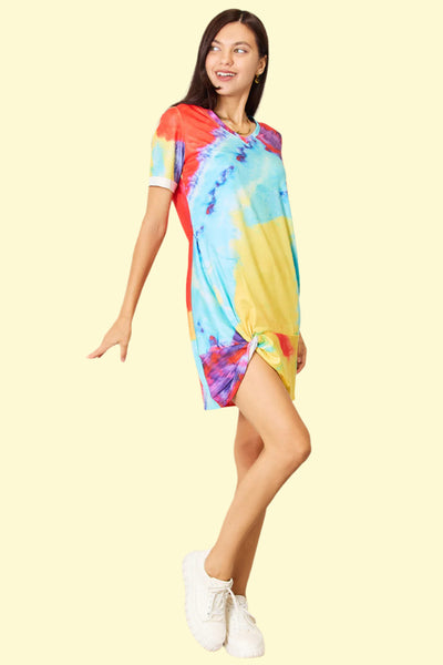 WestCloset flirty tie-dye dress for date night