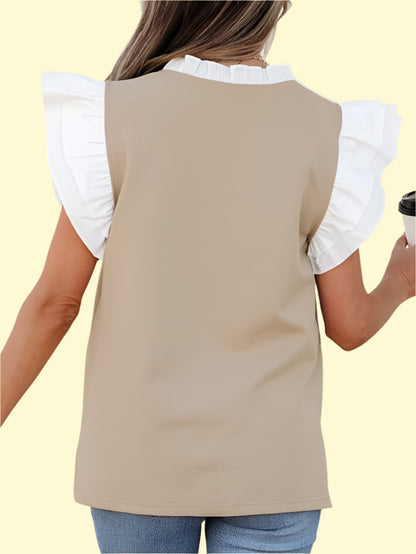 WestCloset playful frill detailed top