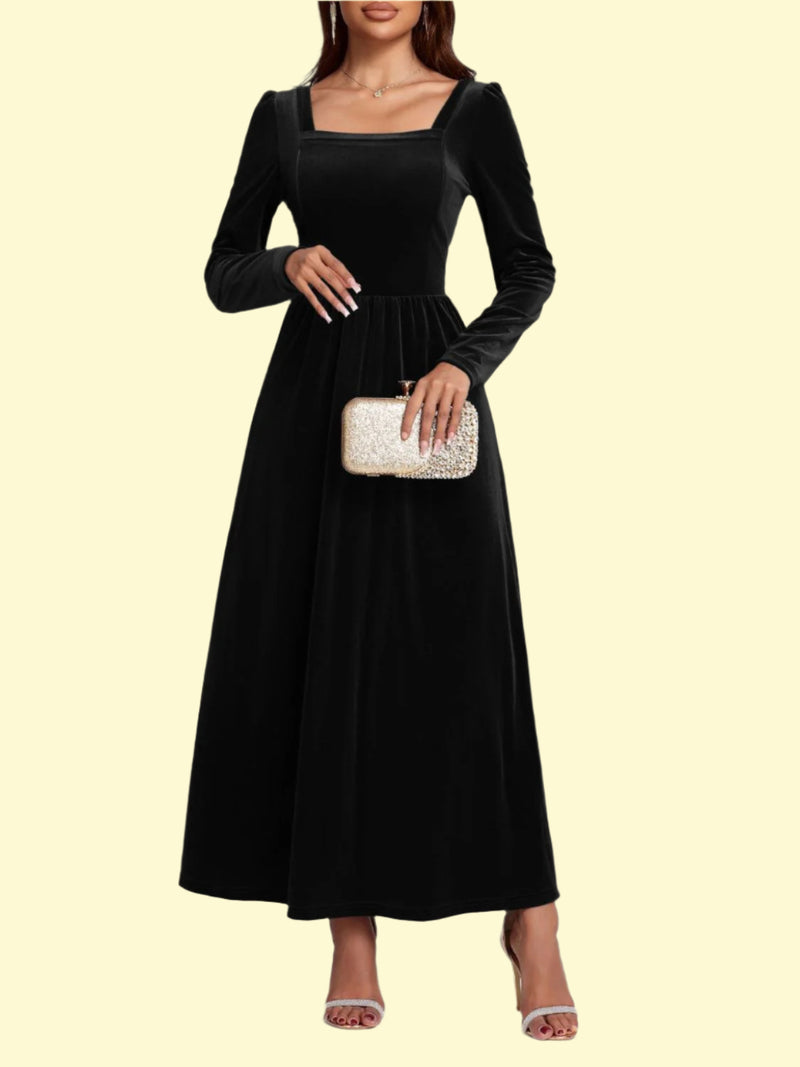 WestCloset's Black Velvet Dress for Cocktail Events