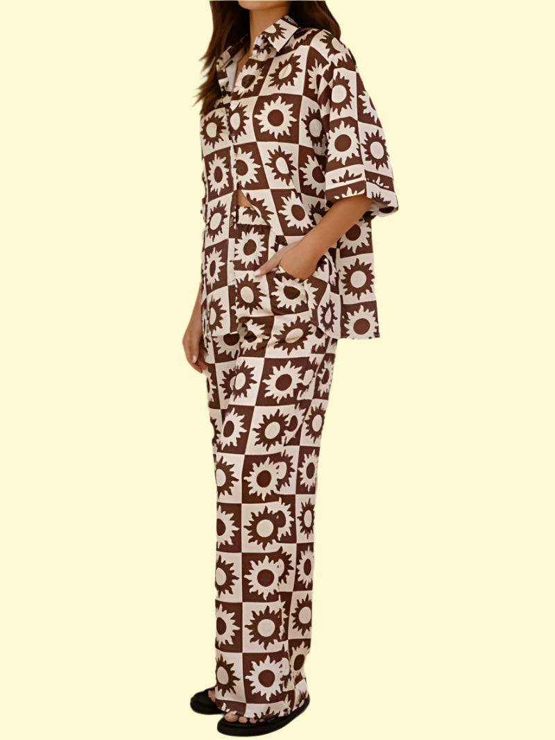 WestCloset stylish printed co-ord outfit