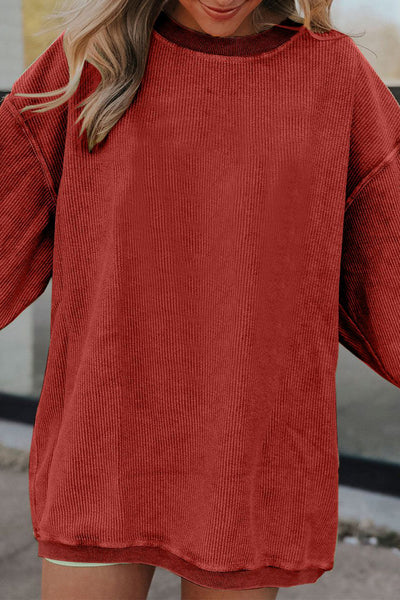 West Coast Brick red casual sweatshirt 
